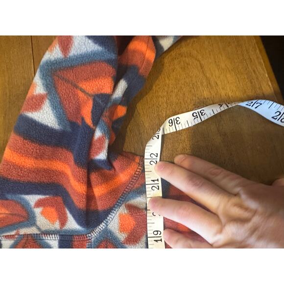 Eddie Bauer Pullover Mens Multicolored Fleece Aztec Southwestern Sweater SZ M - Picture 8 of 14